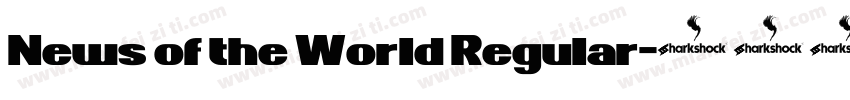 News of the World Regular字体转换